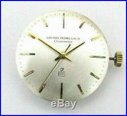 GIRARD PERREGAUX Chronometer movement handwinding, dial & hands. NOS Swiss Made