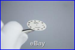 Gen Rolex DateJust Silver Arabic Dial + Hands Quickset 116234 116200 16234