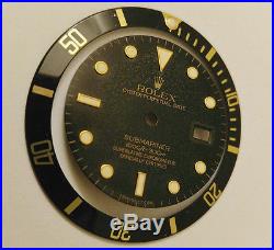 Gen. Rolex Submariner Tritium Dial + hands + date disk + insert 16613 16618