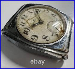 Genuine Antique OMEGA Small Second STAYBRITE BACK Hand Winding Watch for parts