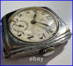 Genuine Antique OMEGA Small Second STAYBRITE BACK Hand Winding Watch for parts