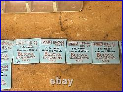 Genuine Bulova Second Hand Watch Parts, Hour & Minute, Sweep Second Hand