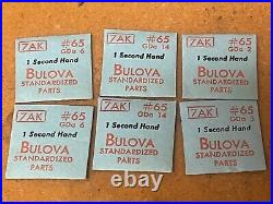 Genuine Bulova Second Hand Watch Parts, Hour & Minute, Sweep Second Hand