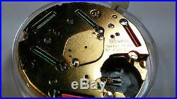 Genuine Eta Movement 251.252, automatic with 5 hands no dial, digital and analog