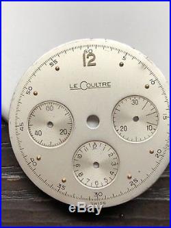 Genuine Le Coultre Case Dial Hand Set Chronograph Bridge