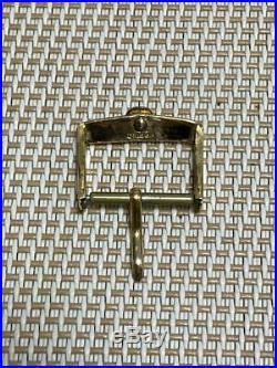 Genuine Omega Buckle Gold Watch Parts 16mm 2nd Hand e443385304