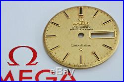 Genuine Omega Constellation 18k Solid Gold Dial & Matching Omega Hands