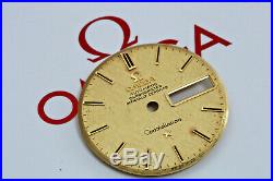 Genuine Omega Constellation 18k Solid Gold Dial & Matching Omega Hands