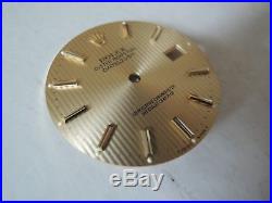 Genuine R0LEX Datejust 16233 16013 Watch Champagne Special Dial with Hands