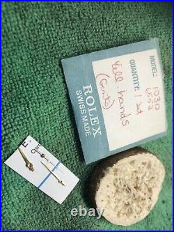 Genuine ROLEX 6552 Yellow Gold Hands Set Lot 1030 NOS Vintage Men Watch Parts