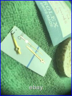 Genuine ROLEX 6552 Yellow Gold Hands Set Lot 1030 NOS Vintage Men Watch Parts