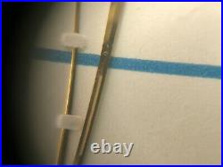 Genuine ROLEX 6552 Yellow Gold Hands Set Lot 1030 NOS Vintage Men Watch Parts