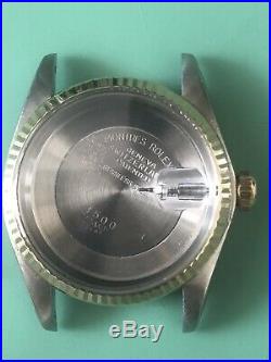 Genuine Rolex 1500 1505 Gold Stainless Steel Case, Dial, Hands, Crown Stem