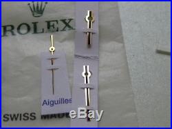 Genuine Rolex Day-date 118238 Watch Part Yellow Gold Hands With Black Liine