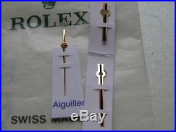 Genuine Rolex Day-date 118238 Watch Part Yellow Gold Hands With Black Liine