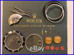 Genuine Rolex Submariner Insert Crystal Hands Fork Oscillating Weight Authentic