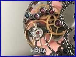 Genuine Unitas 6497 (ETA) Swiss made watch movement 17 jewels 2 hands skeleton