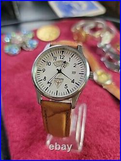 German Junkers European Edition Quartz Men's Watch, Universal Time, Swiss Parts
