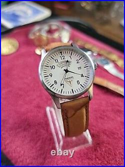 German Junkers European Edition Quartz Men's Watch, Universal Time, Swiss Parts