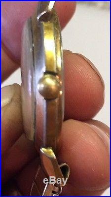 Gruen Precision hand winding vintage watch parts or repair Gold Toned