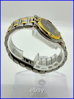 Gucci 9000M Black Dial Date Indicator Quartz Men Not tested For Parts