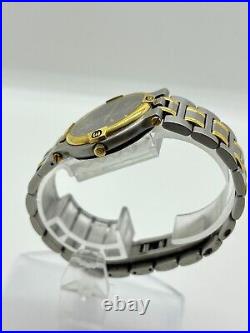 Gucci 9000M Black Dial Date Indicator Quartz Men Not tested For Parts