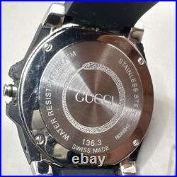 Gucci YA136217 Dive Watch. 45mm Case. 20mm Band Width. For Parts/ Repair