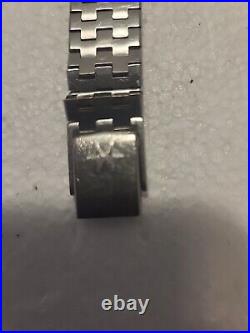 HAMILTON FONTAINEBLEAU MENS BOTTOM DATE WATCH Parts Or Repair SS Band