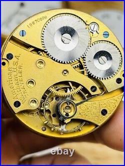 HUGE LOT Pocket Watches Elgin 15j Waltham Riverside 15j Fink 17j Keywind PARTS