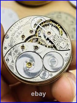 HUGE LOT Pocket Watches Elgin 15j Waltham Riverside 15j Fink 17j Keywind PARTS