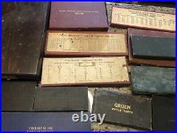 HUGE Lot Wrist Watch Parts-Incabloc-Seitz-Gruen-Benrus- Bestfit-Hands-Crowns