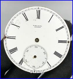 H. Delolme London Hand Manuale Vintage 40,7 MM No Lavora For Parts Pocket Watch