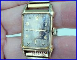 Hamilton 982 Watch 14K GF Milton Case RUNNING c1949 PARTS or RESTORE