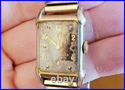 Hamilton 982 Watch 14K GF Milton Case RUNNING c1949 PARTS or RESTORE