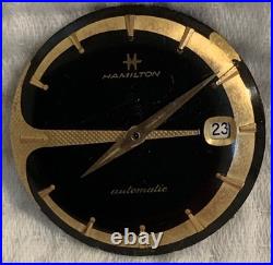 Hamilton K 475 Dial Movement Parts Watch Incomplete Hour Minute Hand As Is Nice