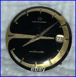 Hamilton K 475 Dial Movement Parts Watch Incomplete Hour Minute Hand As Is Nice