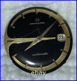 Hamilton K 475 Dial Movement Parts Watch Incomplete Hour Minute Hand As Is Nice