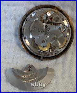 Hamilton K 475 Dial Movement Parts Watch Incomplete Hour Minute Hand As Is Nice