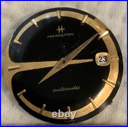 Hamilton K 475 Dial Movement Parts Watch Incomplete Hour Minute Hand As Is Nice