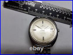 Hamilton dateline a-576 1960's vintage watch runs for restoration hands and coa