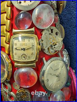 Hand Made TIME TREE Art Aprox. 150 Vintage & Modern watches, movements & parts