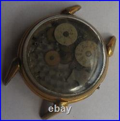 Helvetia Triple Date mens wristwatch gold filled case load manual for parts
