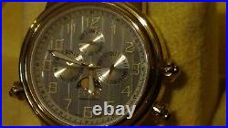 INVICTA MENS WATCH MODEL 4147 Gold Sun And Moon Dial NIB INV25