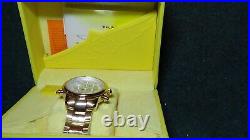 INVICTA MENS WATCH MODEL 4147 Gold Sun And Moon Dial NIB INV25