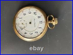 Illinois Watch Co. Grade 185, 16s, 17j (For parts-missing crystal and hands)