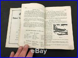 Indian 4 Motorcycle Riders Hand Book Scout Chief Manual Parts List Four Tow P56