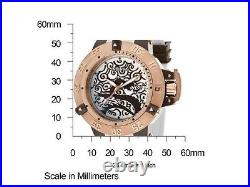 Invicta 11541 Subaqua Dragon Dynasty SS Case Brown Dragon Dial Men's Watch