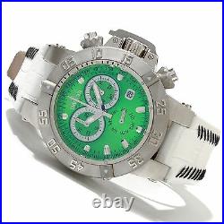 Invicta 11632 Subaqua Noma III Chronograph Green Dial Leather Strap Ladies Watch