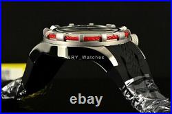 Invicta 22150 Bolt 50MM Silver Dial Chronograph Quartz Silicone Strap Watch NEW