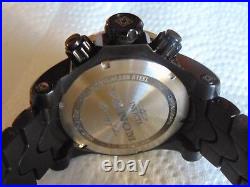 Invicta 52mm Venom Chronograph Black Brushed & High Polished SS Watch L@@K